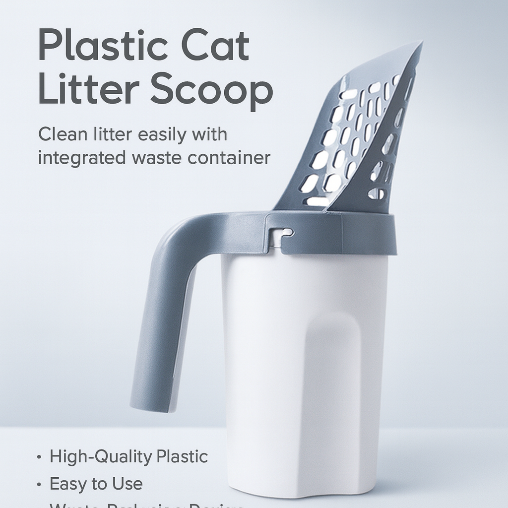 Plastic Cat Litter Scoop Pet Care Sand Waste Scooper Shovel Hollow Cleaning Tool